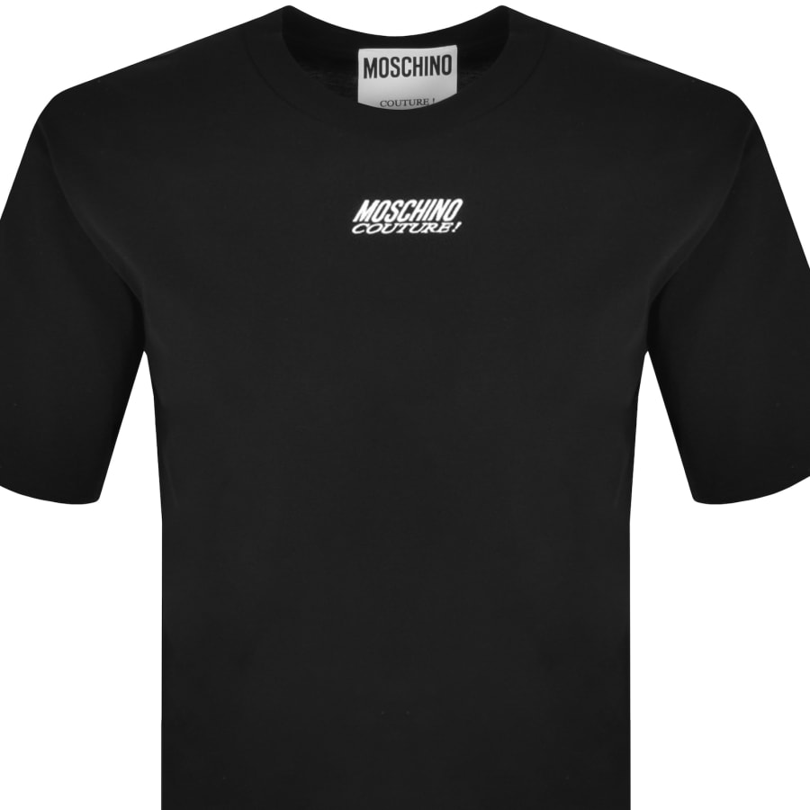 Moschino Logo T Shirt Black